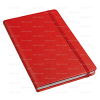 Resmin büyük halini görmek için tıklayınız Defter Çeşitleri | Termo Deri Lastikli Kalemlikli Radüslü Defter | 18-172 Kırmızı